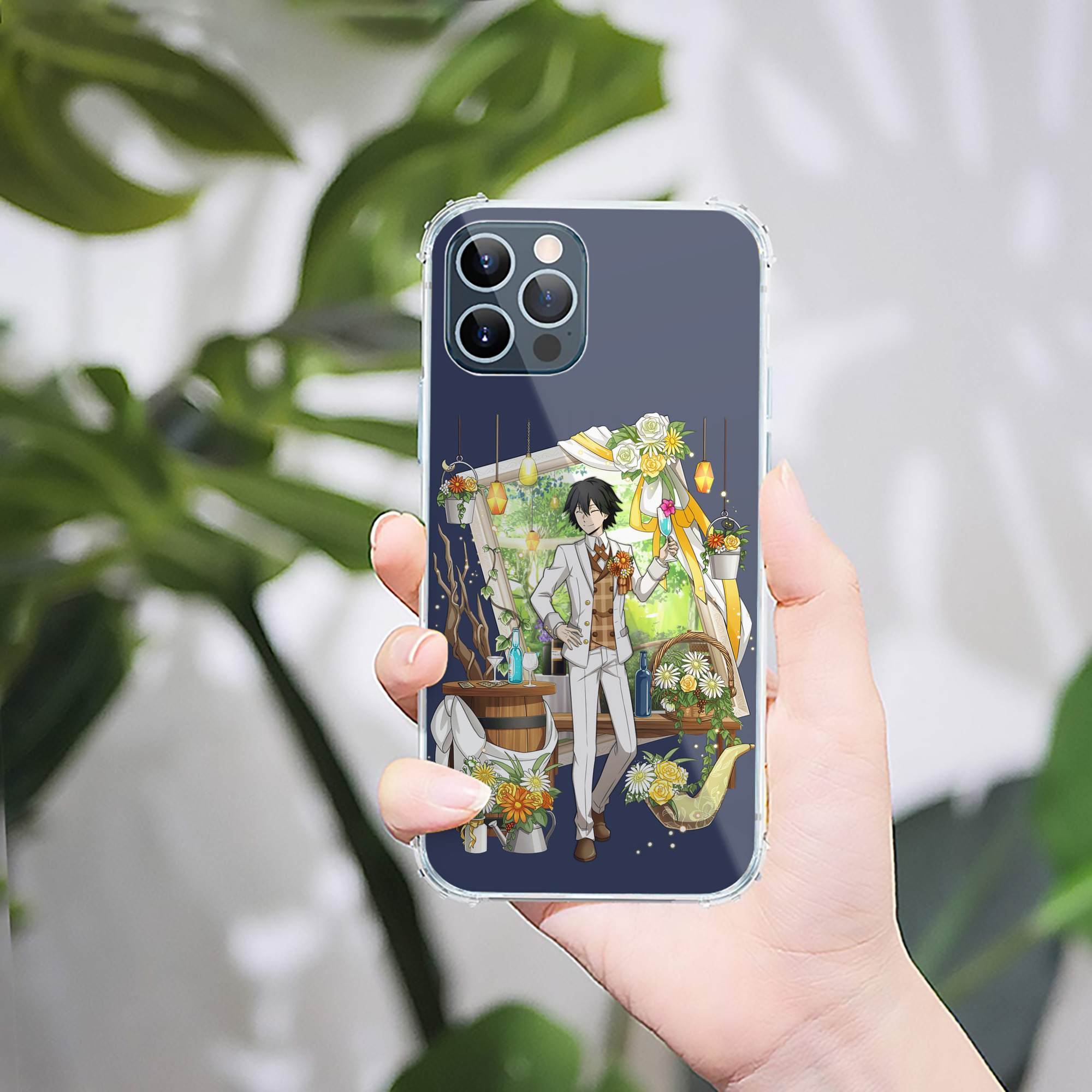 （画像用） 文豪ストレイドッグス Bungo Stray Dogs 【iPhone 12シリーズ対応】透明スマホケース（クリアソフトケース）